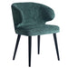 Eetkamerstoel Fiori Polyester Zwart 711554-PTMD