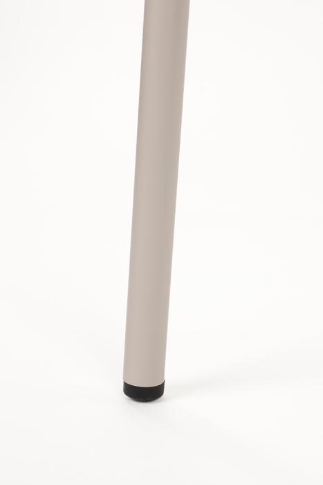 Eetkamerstoel Franck Polyester Beige 52.5x44 cm-Eetkamerstoelen-Creating Home