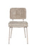 Eetkamerstoel Franck Polyester Beige 52.5x44 cm-Eetkamerstoelen-Creating Home