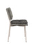 Eetkamerstoel Franck Polyester Grijs 52.5x44 cm-Eetkamerstoelen-Creating Home