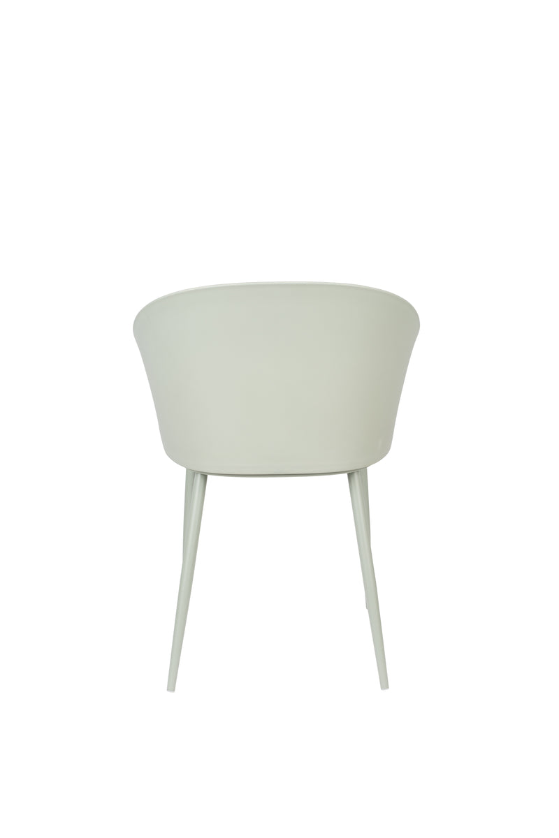 Eetkamerstoel Gigi All Mint Polypropyleen Groen 53.5x57 cm-Eetkamerstoelen-Creating Home