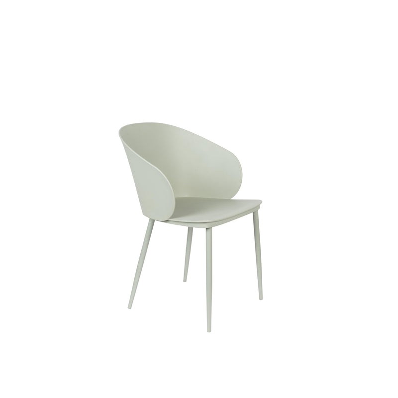Eetkamerstoel Gigi All Mint Polypropyleen Groen 53.5x57 cm-Eetkamerstoelen-Creating Home
