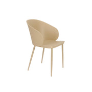 Eetkamerstoel Gigi Polypropyleen Beige 55.5x56.5 cm-Eetkamerstoelen-Creating Home