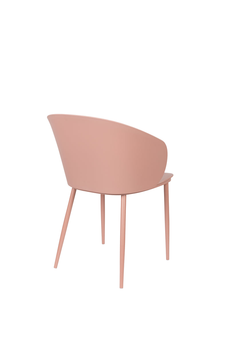 Eetkamerstoel Gigi Polypropyleen Roze 53.5x57 cm-Eetkamerstoelen-Creating Home