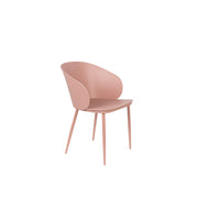 Eetkamerstoel Gigi Polypropyleen Roze 53.5x57 cm-Eetkamerstoelen-Creating Home