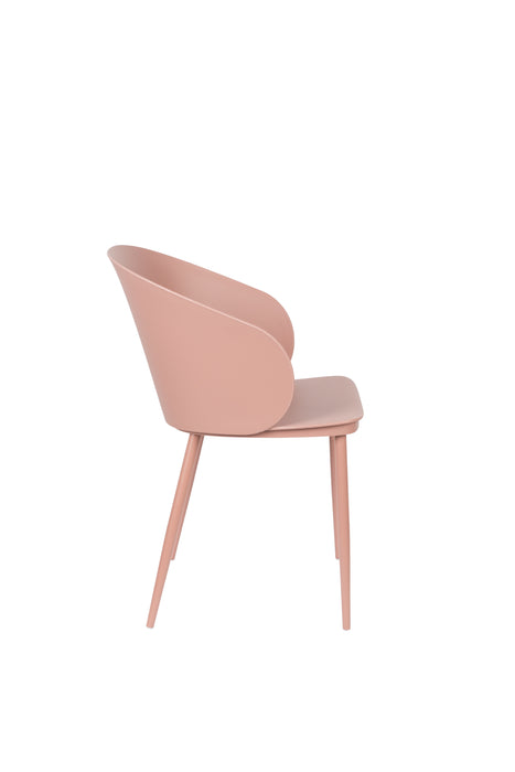 Eetkamerstoel Gigi Polypropyleen Roze 53.5x57 cm-Fauteuils-Creating Home