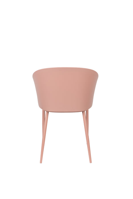 Eetkamerstoel Gigi Polypropyleen Roze 53.5x57 cm-Fauteuils-Creating Home