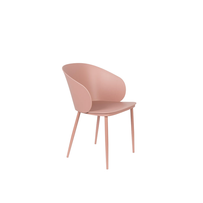 Eetkamerstoel Gigi Polypropyleen Roze 53.5x57 cm-Fauteuils-Creating Home