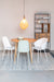 Eetkamerstoel Gigi Polypropyleen Wit 53.5x57 cm-Eetkamerstoelen-Creating Home
