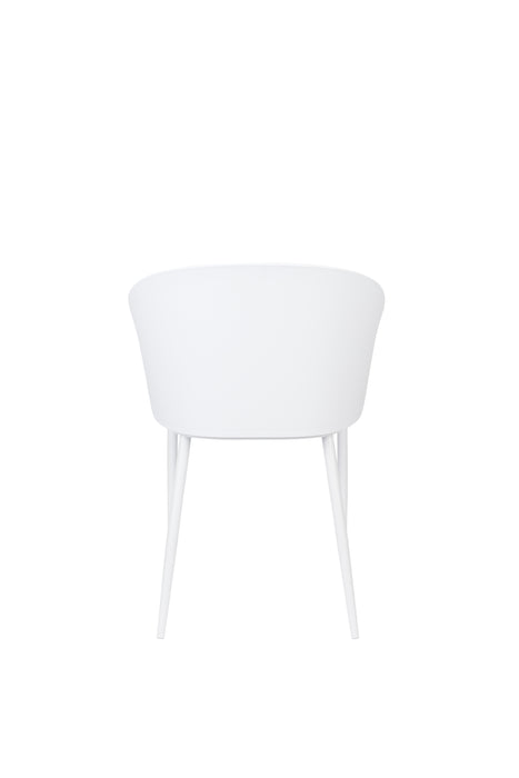 Eetkamerstoel Gigi Polypropyleen Wit 53.5x57 cm-Eetkamerstoelen-Creating Home