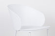 Eetkamerstoel Gigi Polypropyleen Wit 53.5x57 cm-Eetkamerstoelen-Creating Home