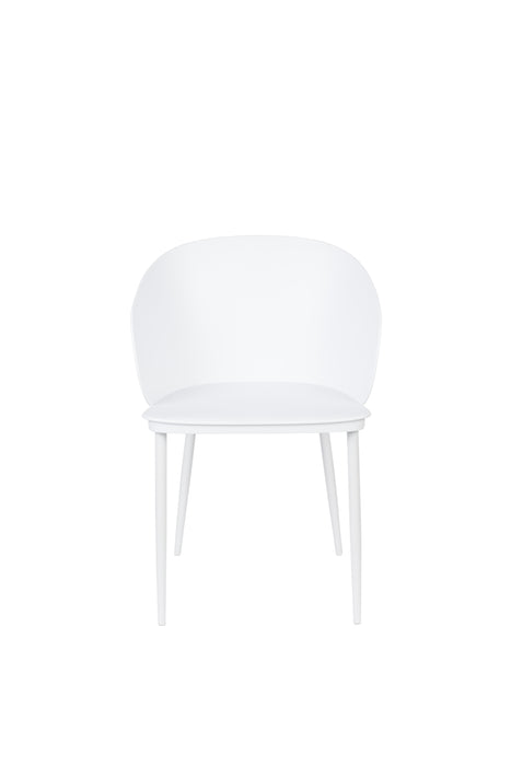 Eetkamerstoel Gigi Polypropyleen Wit 53.5x57 cm-Fauteuils-Creating Home