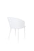 Eetkamerstoel Gigi Polypropyleen Wit 53.5x57 cm-Fauteuils-Creating Home