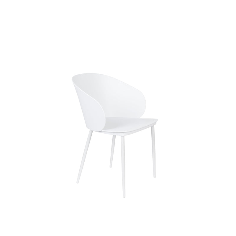Eetkamerstoel Gigi Polypropyleen Wit 53.5x57 cm-Eetkamerstoelen-Creating Home