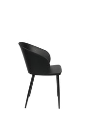 Eetkamerstoel Gigi Polypropyleen Zwart 53.5x57 cm-Eetkamerstoelen-Creating Home