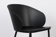 Eetkamerstoel Gigi Polypropyleen Zwart 53.5x57 cm-Eetkamerstoelen-Creating Home