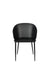 Eetkamerstoel Gigi Polypropyleen Zwart 53.5x57 cm-Fauteuils-Creating Home