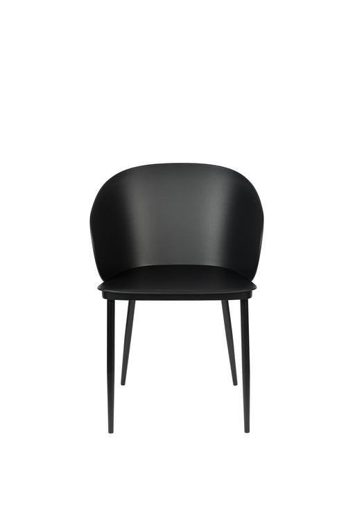 Eetkamerstoel Gigi Polypropyleen Zwart 53.5x57 cm-Fauteuils-Creating Home