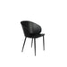 Eetkamerstoel Gigi Polypropyleen Zwart 53.5x57 cm-Fauteuils-Creating Home