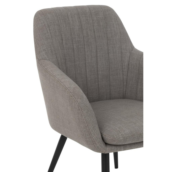 Eetkamerstoel Grijs Kunststof 65 cm 65x68x83 cm 46307-Eetkamerstoelen-J-Line