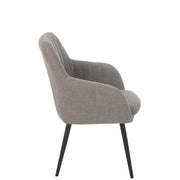 Eetkamerstoel Grijs Kunststof 65 cm 65x68x83 cm 46307-Eetkamerstoelen-J-Line