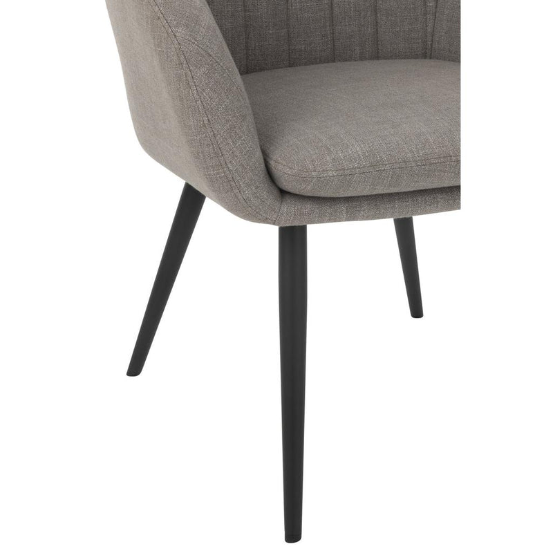 Eetkamerstoel Grijs Kunststof 65 cm 65x68x83 cm 46307-Eetkamerstoelen-J-Line