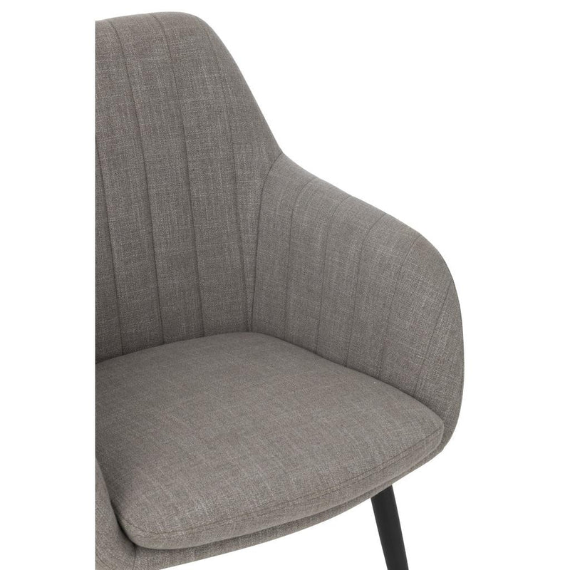 Eetkamerstoel Grijs Kunststof 65 cm 65x68x83 cm 46307-Eetkamerstoelen-J-Line