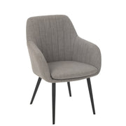Eetkamerstoel Grijs Kunststof 65 cm 65x68x83 cm 46307-Eetkamerstoelen-J-Line