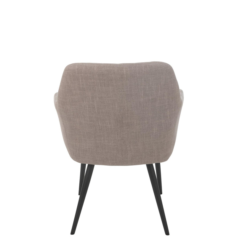 Eetkamerstoel Grijs Kunststof 65 cm 65x68x83 cm 46309-Eetkamerstoelen-J-Line