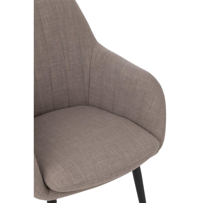 Eetkamerstoel Grijs Kunststof 65 cm-Eetkamerstoelen-J-Line