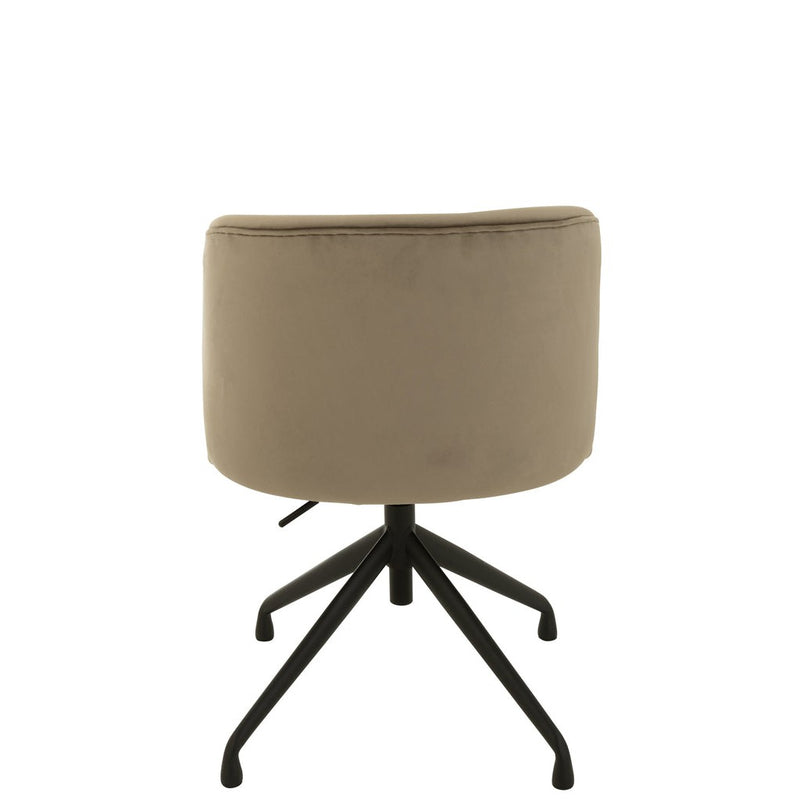 Eetkamerstoel Grijs Metaal 48 cm 48x56x48 cm 35013-Eetkamerstoelen-J-Line