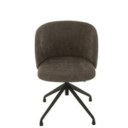 Eetkamerstoel Grijs Metaal 48 cm 48x56x48 cm 35015-Eetkamerstoelen-J-Line