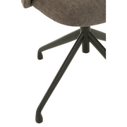 Eetkamerstoel Grijs Metaal 48 cm 48x56x48 cm 35015-Eetkamerstoelen-J-Line
