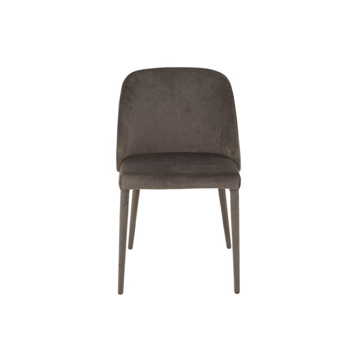 Eetkamerstoel Grijs Metaal 51 cm 51x58x80 cm-Eetkamerstoelen-J-Line