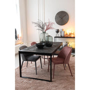 Eetkamerstoel Grijs Metaal 51 cm 51x58x80 cm-Eetkamerstoelen-J-Line