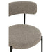Eetkamerstoel Grijs Metaal 52 cm 52.5x51x76.5 cm-Eetkamerstoelen-J-Line