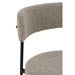 Eetkamerstoel Grijs Metaal 52 cm 52.5x51x76.5 cm-Eetkamerstoelen-J-Line