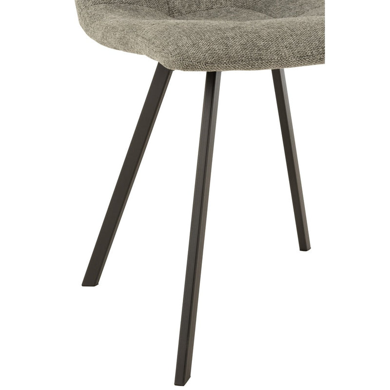 Eetkamerstoel Grijs Multiplex 47 cm 47x55x82 cm-Eetkamerstoelen-J-Line