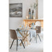 Eetkamerstoel Grijs Polyester 47 cm 47x55x82 cm 15468-Eetkamerstoelen-J-Line