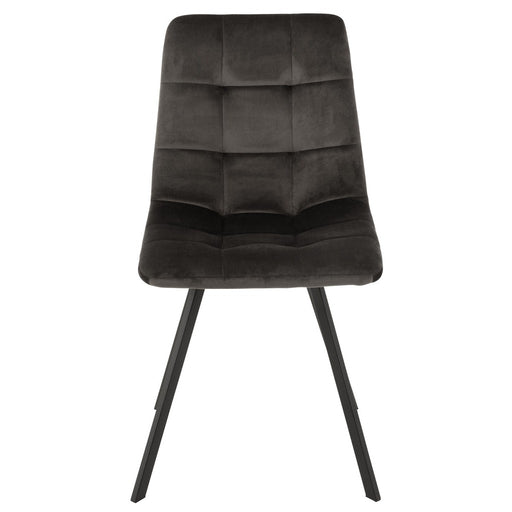 Eetkamerstoel Grijs Polyester 47 cm 47x55x82 cm 15487-Eetkamerstoelen-J-Line