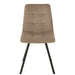 Eetkamerstoel Grijs Polyester 47 cm-Eetkamerstoelen-J-Line