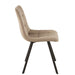 Eetkamerstoel Grijs Polyester 47 cm-Eetkamerstoelen-J-Line
