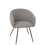 Eetkamerstoel Grijs Schuim 62 cm 61x60x75 cm-Eetkamerstoelen-J-Line
