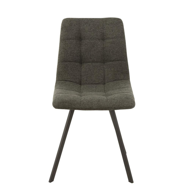 Eetkamerstoel Grijs Sponge 47 cm 47x55x82 cm-Eetkamerstoelen-J-Line