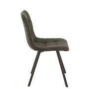 Eetkamerstoel Grijs Sponge 47 cm 47x55x82 cm-Eetkamerstoelen-J-Line
