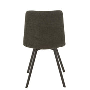 Eetkamerstoel Grijs Sponge 47 cm 47x55x82 cm-Eetkamerstoelen-J-Line