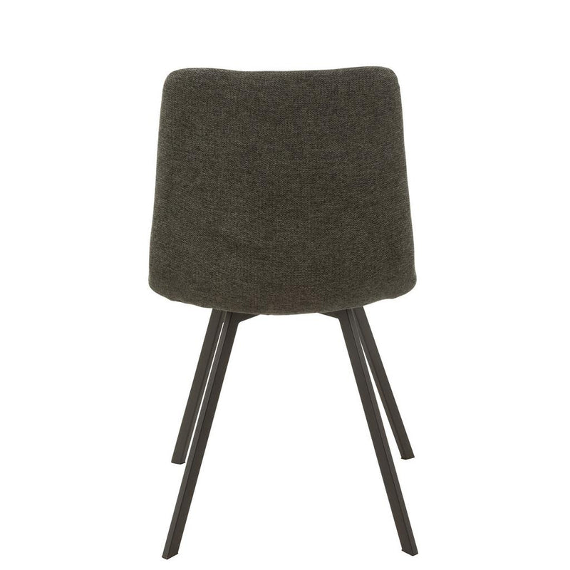 Eetkamerstoel Grijs Sponge 47 cm 47x55x82 cm-Eetkamerstoelen-J-Line