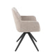 Eetkamerstoel Grijs Sponge 56 cm 56.5x58x85 cm-Eetkamerstoelen-J-Line