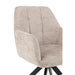 Eetkamerstoel Grijs Sponge 56 cm 56.5x58x85 cm-Eetkamerstoelen-J-Line