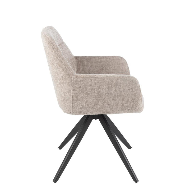 Eetkamerstoel Grijs Sponge 56 cm-Eetkamerstoelen-J-Line